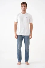 Jacob Cohen 'Logo Patch' T-Shirt – Bild 6