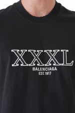 Balenciaga 'XXXL Logo' Embroidered T-Shirt – Bild 5
