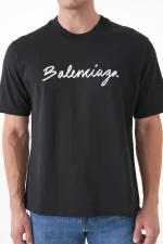 Balenciaga 'Handwritten Logo' Print T-Shirt – Bild 4