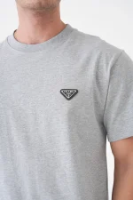 Prada 'Logo Plaque' Logo T-Shirt – Bild 6