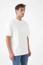 Ami Paris 'Tonal Logo' Embroidered T-Shirt – Bild 2