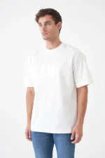 Ami Paris 'Tonal Logo' Embroidered T-Shirt – Bild 3