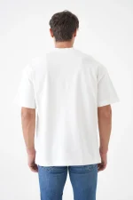 Ami Paris 'Tonal Logo' Embroidered T-Shirt – Bild 7