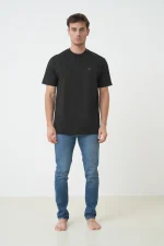 Moncler 'Tricolour Detail' Logo Patch T-Shirt – Bild 8