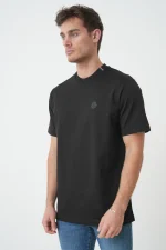 Moncler 'Tricolour Detail' Logo Patch T-Shirt – Bild 3