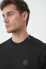 Moncler 'Tricolour Detail' Logo Patch T-Shirt – Bild 5