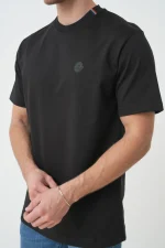 Moncler 'Tricolour Detail' Logo Patch T-Shirt – Bild 6
