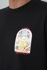 Casablanca 'Tennis Landscape' Print T-Shirt – Bild 6