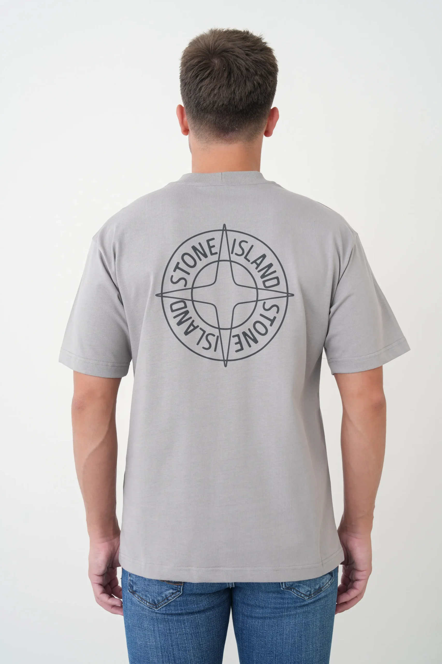 26 mayıs1699 Stone Island 'Outline Compass' Print T-Shirt – Bild 1