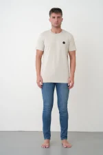 Moncler 'Tricolour Detail' Logo Patch T-Shirt – Bild 8