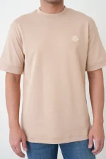 Moncler 'Tonal Logo Patch' T-Shirt – Bild 4