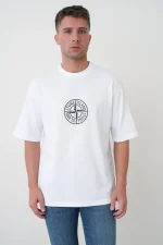 Stone Island "Compass' Print T-Shirt