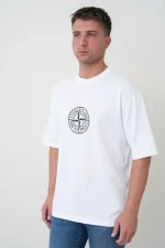 Stone Island "Compass' Print T-Shirt – Bild 2