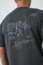 Stone Island 'Camo Compass' Print T-Shirt – Bild 8