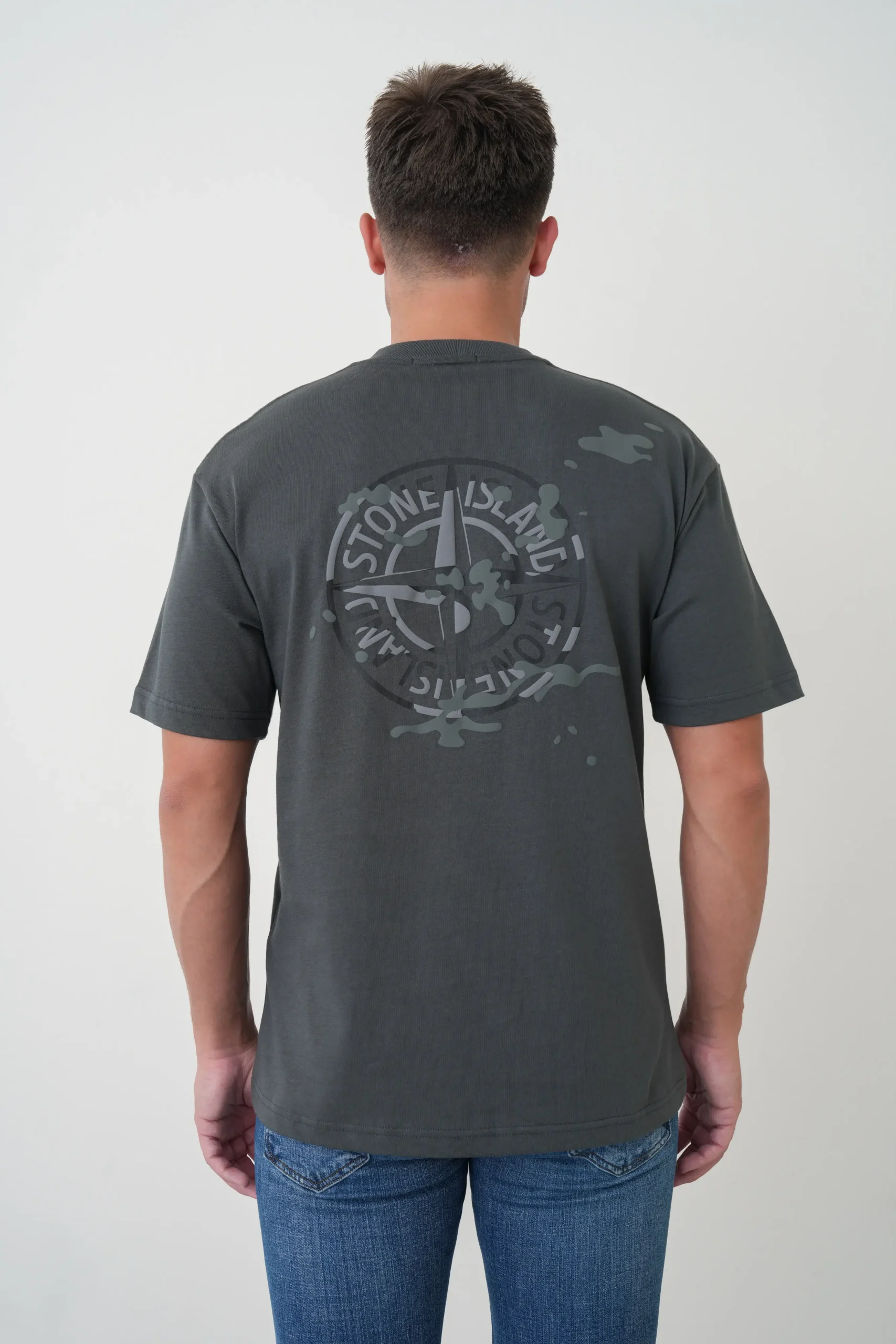 26 mayıs1927 Stone Island 'Camo Compass' Print T-Shirt – Bild 1