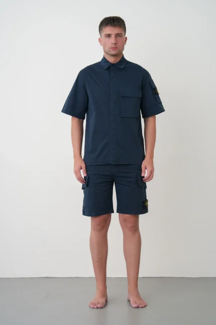 Stone Island 'Supima Twill' Logo Patch Zomerset