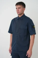 Stone Island 'Supima Twill' Logo Patch Zomerset – Bild 6