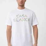 Casablanca 'Floral Logo' Print T-Shirt