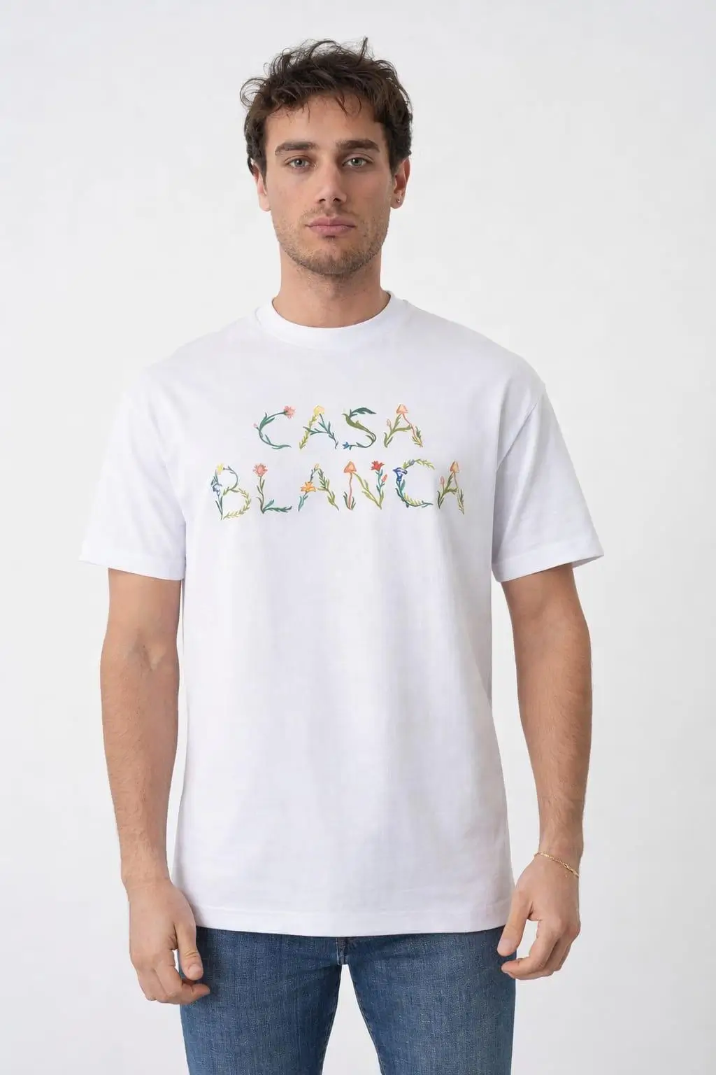 WhatsApp Image 2026-07-23 at 2.13.50 AM (1) Casablanca 'Floral Logo' Print T-Shirt – Bild 1
