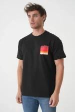 Casablanca 'Gradient Square' Print T-Shirt – Bild 4