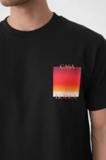 Casablanca 'Gradient Square' Print T-Shirt – Bild 5