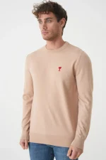 Ami Paris Heart Embroidered Trui – Bild 3