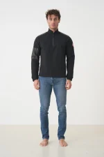 Canada Goose Half-Zip Logo Sweater – Bild 10