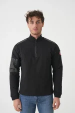 Canada Goose Half-Zip Logo Sweater – Bild 2