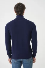 Moncler Half-Zip Logo Patch Trui – Bild 7