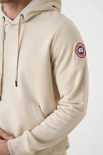 Canada Goose 'Huron' Logo Patch Hoodie – Bild 12