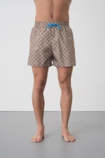 Gucci 'GG Supreme' Logo Print Zwembroek