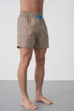 Gucci 'GG Supreme' Logo Print Zwembroek – Bild 3