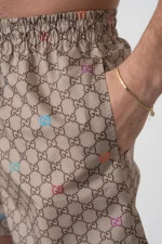 Gucci 'GG Supreme' Logo Print Zwembroek – Bild 7